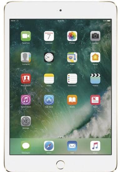 Apple - iPad mini 4 Wi-Fi + Cellular 128GB - Verizon Wireless - Gold