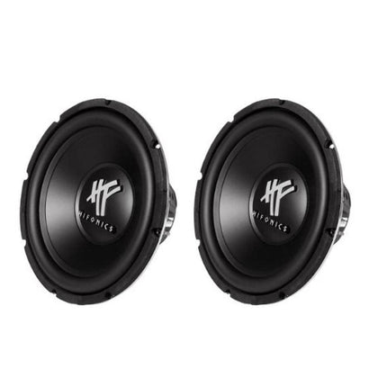 Hifonics HFX12D4 12-Inch 1600 Watt HF Series Dual 4 Ohm Car Subwoofers, Pair of 2