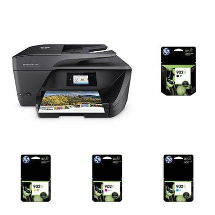 HP OfficeJet Pro 6968 Wireless All-in-One Photo Printer with XL Ink Bundle