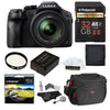 Panasonic LUMIX DMC FZ300 4K, Point and Shoot Camera Bundle