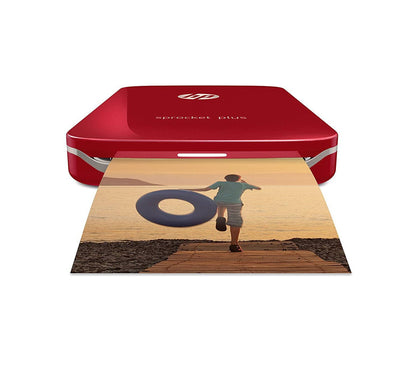 HP Sprocket Plus Instant Photo Printer - Red