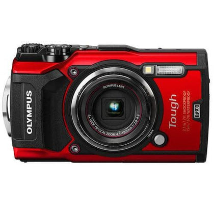 Olympus TG-5 Waterproof Camera with 3-Inch LCD, Red