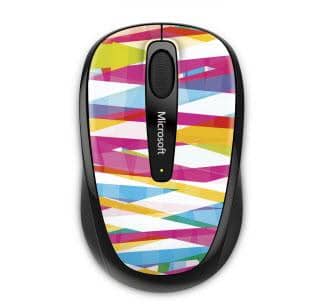 Microsoft Wireless Mobile Mouse 3500 Bandage Stripes