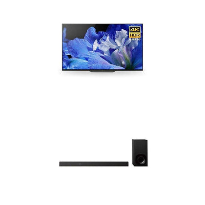 Sony XBR55A8F 55-Inch 4K Ultra HD Smart BRAVIA OLED TV and Z9F 3.1ch Soundbar with Dolby Atmos and Wireless Subwoofer