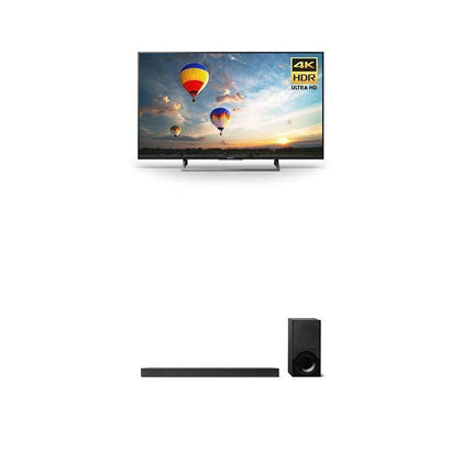 Sony XBR55X800E 55-Inch 4K Ultra HD Smart LED TV and X9000F 2.1ch Soundbar with Dolby Atmos and Wireless Subwoofer