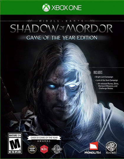 Middle Earth: Shadow of Mordor Game of the Year - Xbox One