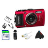 Olympus OLYTG4RD-64GB4PC Stylus 16 Waterproof Digital Camera