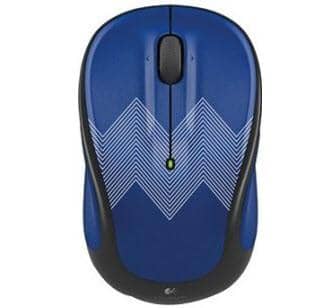 Logitech - M325c Optical Mouse - Blue Zig Zag