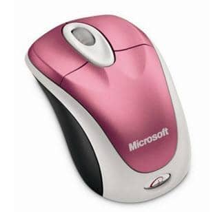 Microsoft Wireless Notebook Optical Mouse 3000 - Dragon Fruit Pink