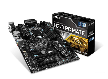 MSI Pro Series Intel H270 DDR4 HDMI USB 3 CrossFire ATX Motherboard