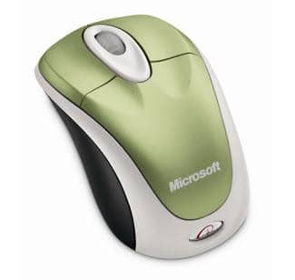 Microsoft Wireless Notebook Optical Mouse 3000 - Aloe Green