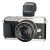 Olympus E-P5 16.1 MP Mirrorless Digital Camera with 3-Inch LCD and 17mm f/1.8 lens (Silver with Black Trim)