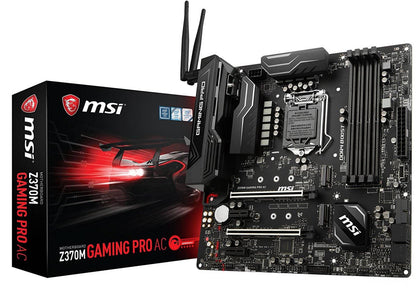 MSI Z370M GAMING PRO AC Micro ATX Motherboard