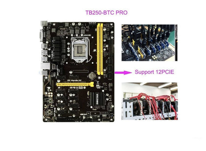 Biostar Motherboard TB250-BTC PRO Core