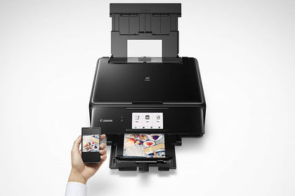 Canon TS8120 Wireless All-In-One Printer with Scanner and Copier - Black