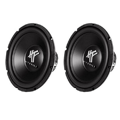 Hifonics HFX12D4-PAIR 400-Watt 12-Inch HF Series Dual 4-OHM Subwoofer, Set of 2