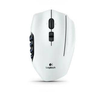 Logitech G600 MMO Gaming Mouse - White